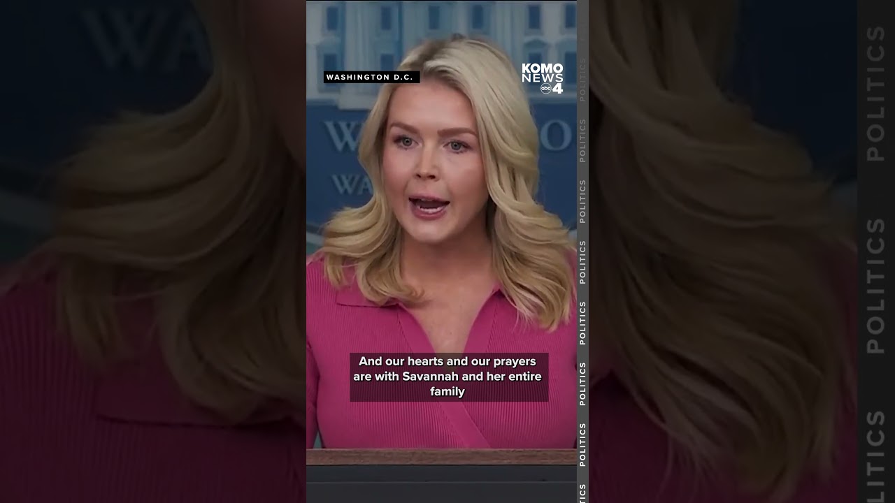 Leavitt says Savannah Guthrie has the government's full support during search of missing mother
