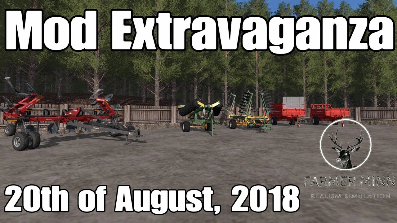 MOD EXTRAVAGANZA! | Farming Simulator 17 PS4 | Mod Review