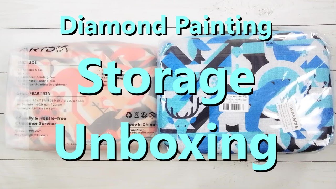 Diamond Painting Drill Storage Unboxing