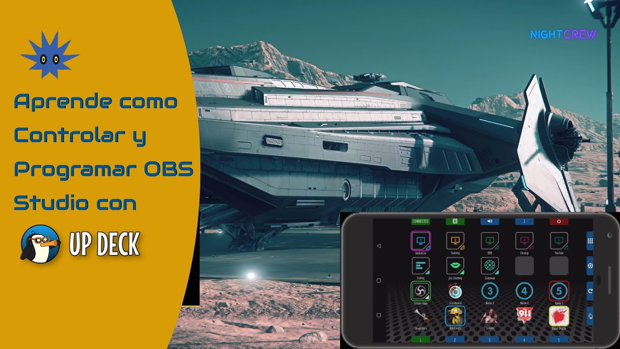 UPDeck - Herramienta de control programable con integracion para OBS Studio