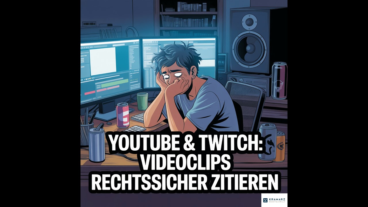 Rechtssichere Quellenangaben für Videoclips auf YouTube und Twitch