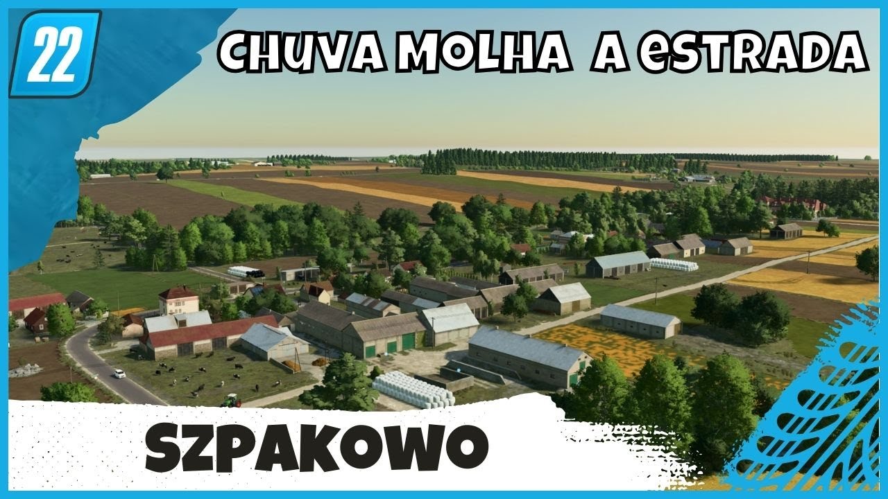Mapa Szpakowo, Onde a Chuva Molha a Estrada, Realismo | FS22  Farming Simulator 22