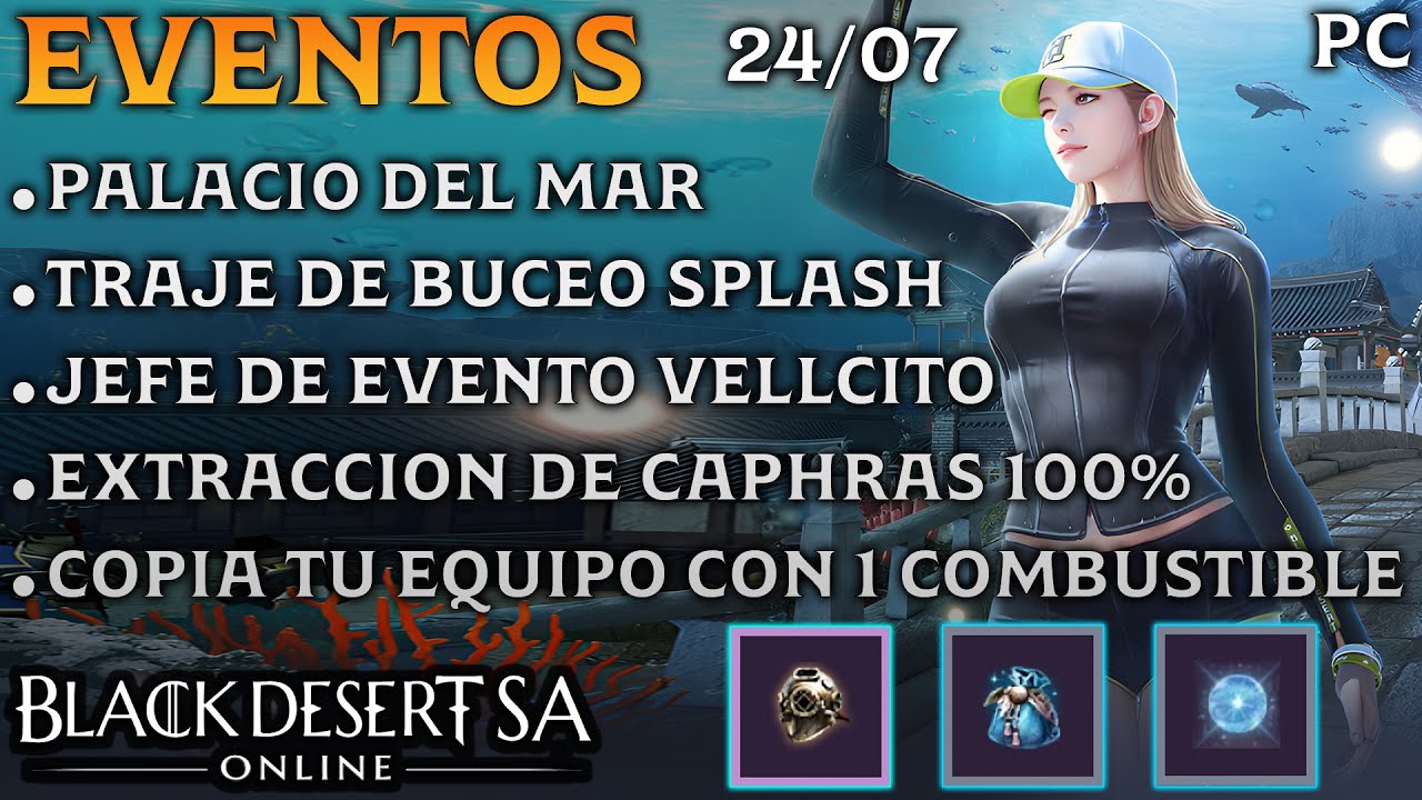 BLACK DESERT SA | EVENTOS | PALACIO DEL MAR | VELLCITO | EXTRACCION DE CAPHRAS 100% Y M&Aacute;S | PC