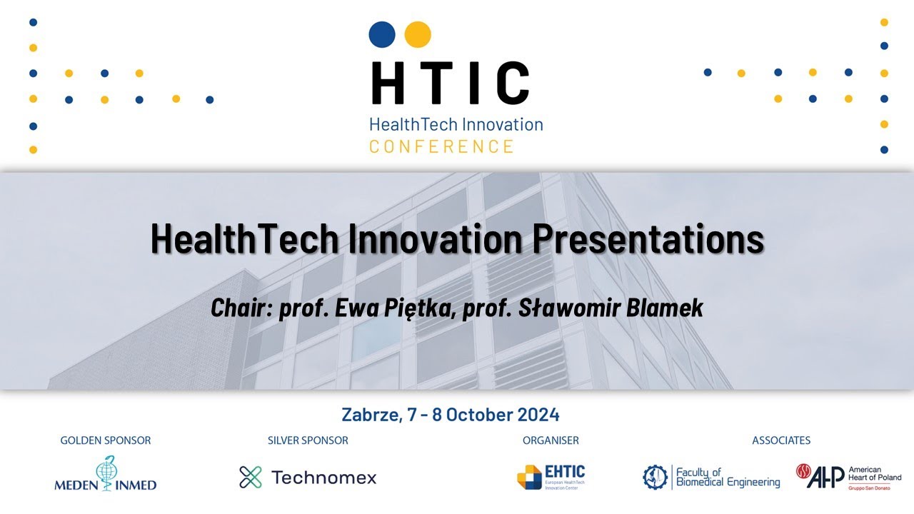 HTIC 2024: HealthTech Innovation Presentations - Part 1 | Monday, October 7, 2024, 12:30 p.m.