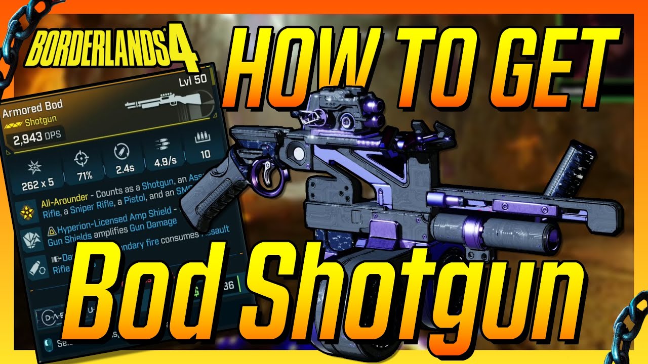 Borderlands 4 — Как фармить дробовик Bod! (Полное руководство)