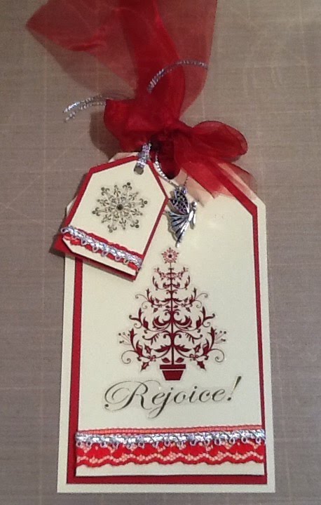 Elegant Christmas Tag Tutorial