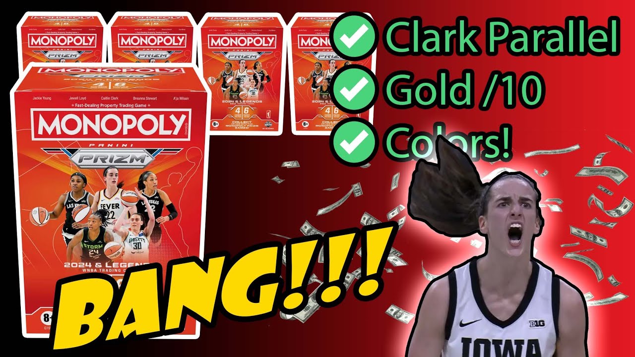 ️‍🔥 2024 Panini Prizm Monopoly WNBA Basketball Blaster Box Review
