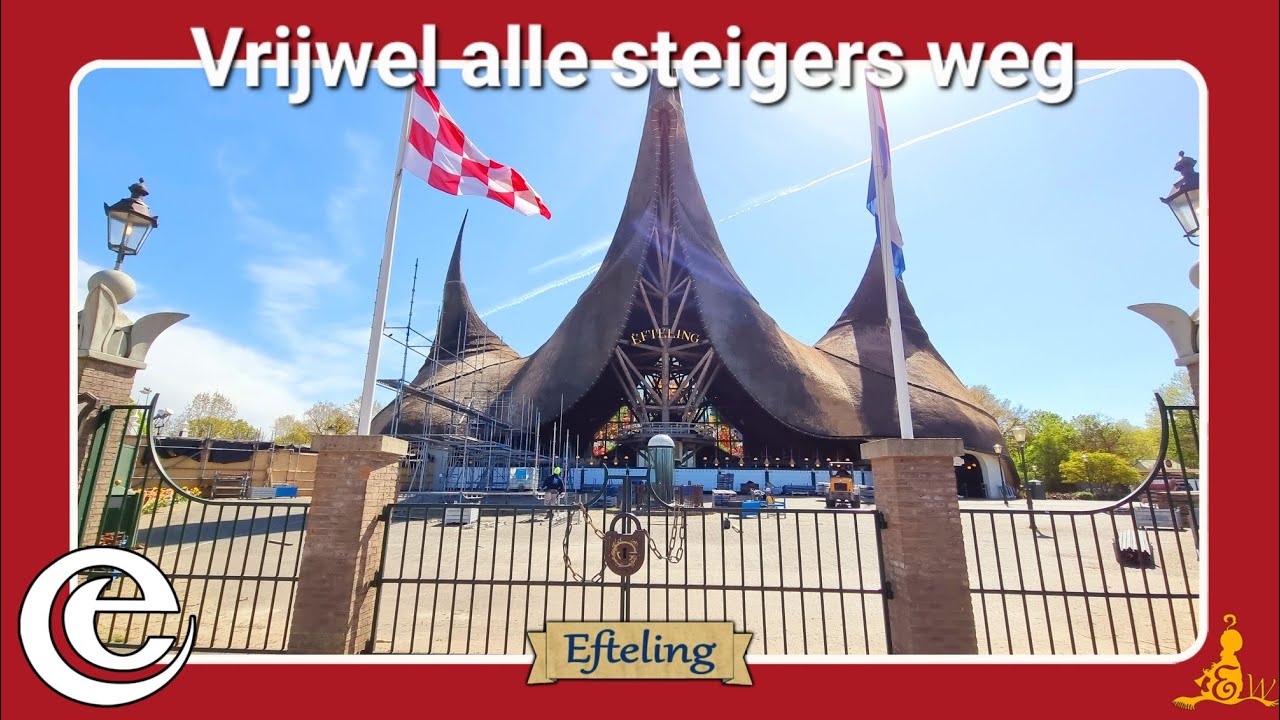 [#Efteling] 🛠️ Huis van de Vijf Zintuigen bijna helemaal uit de steigers
