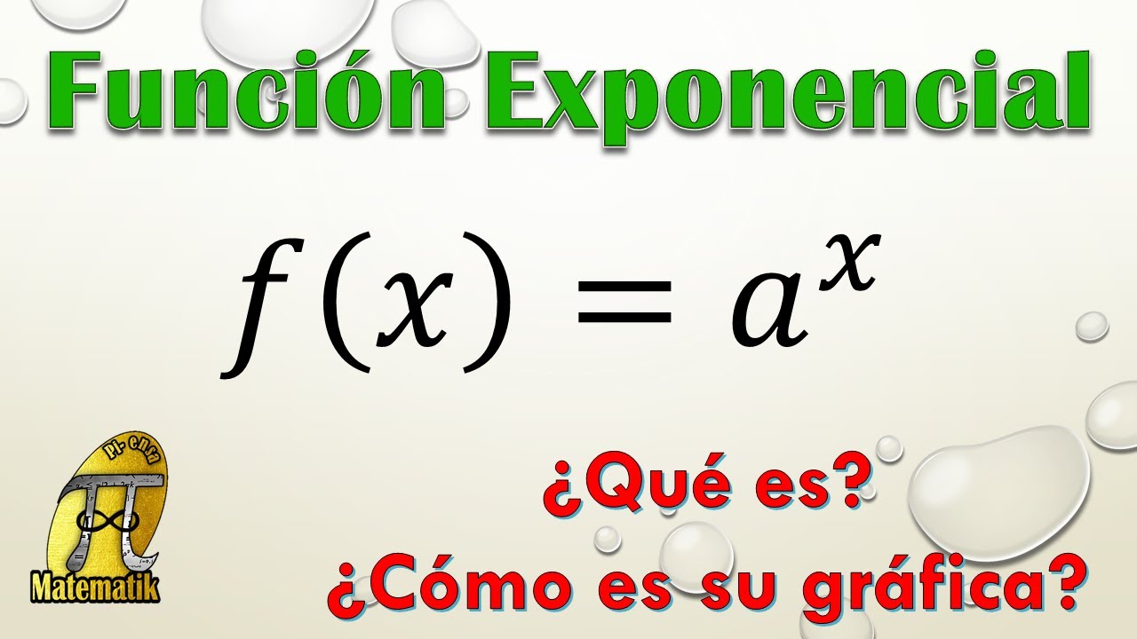 Qué es una función exponencial