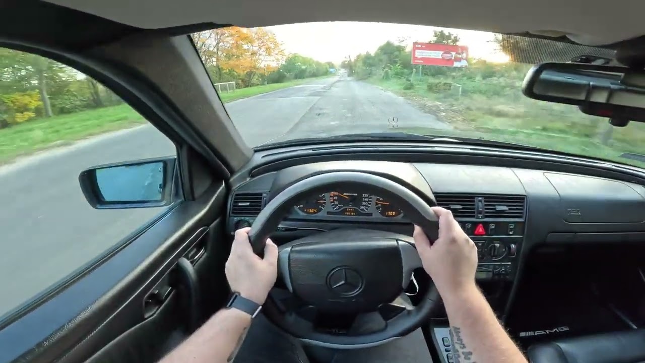 1997 Mercedes Benz C36 AMG 3.6 Benzin/Petrol - Hungarian POV Drive - Magyar POV Videó 4K60FPS