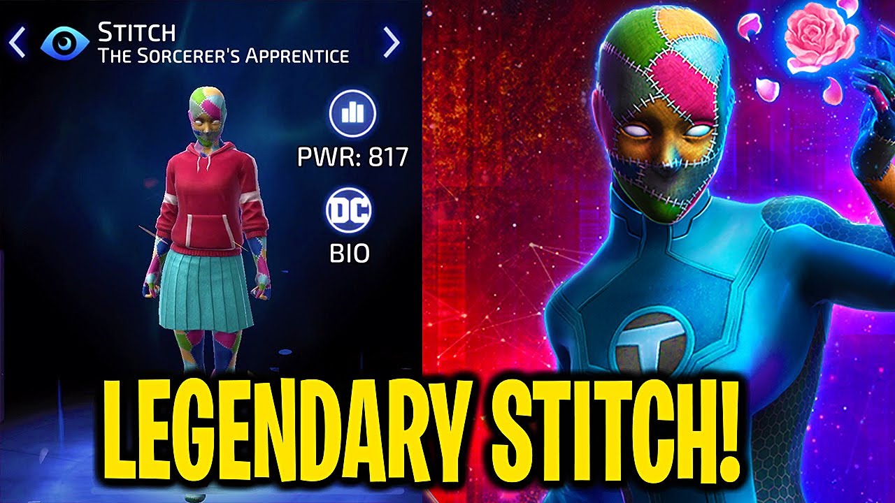 NEW CHARACTER STITCH LEGENDARY RANK UP! - DC Legends