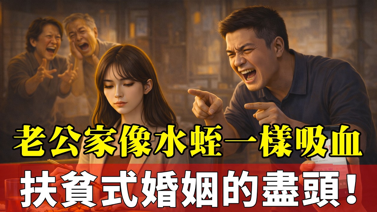 扶貧式婚姻的盡頭：老公一家像水蛭一樣吸血？女主角：我不伺候了，離婚！#家庭倫理 #爽文 #愚孝男