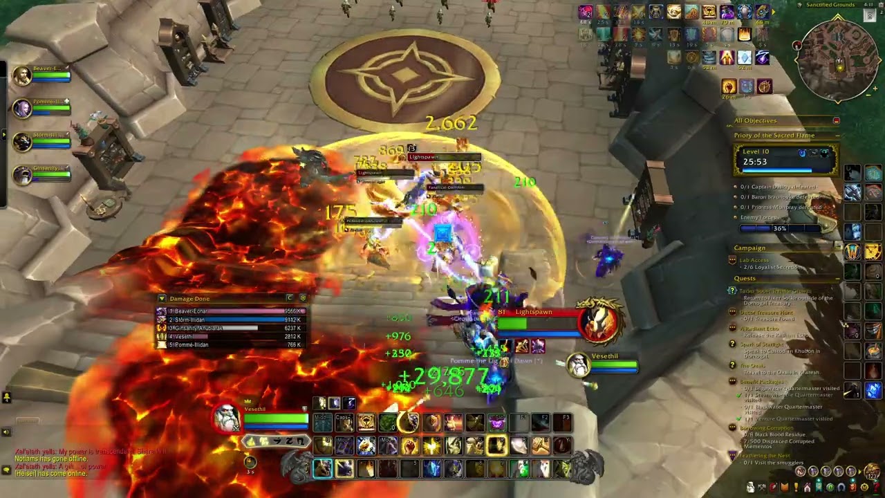 Priory of the Sacred Flame +10 Paladin Tank gameplay