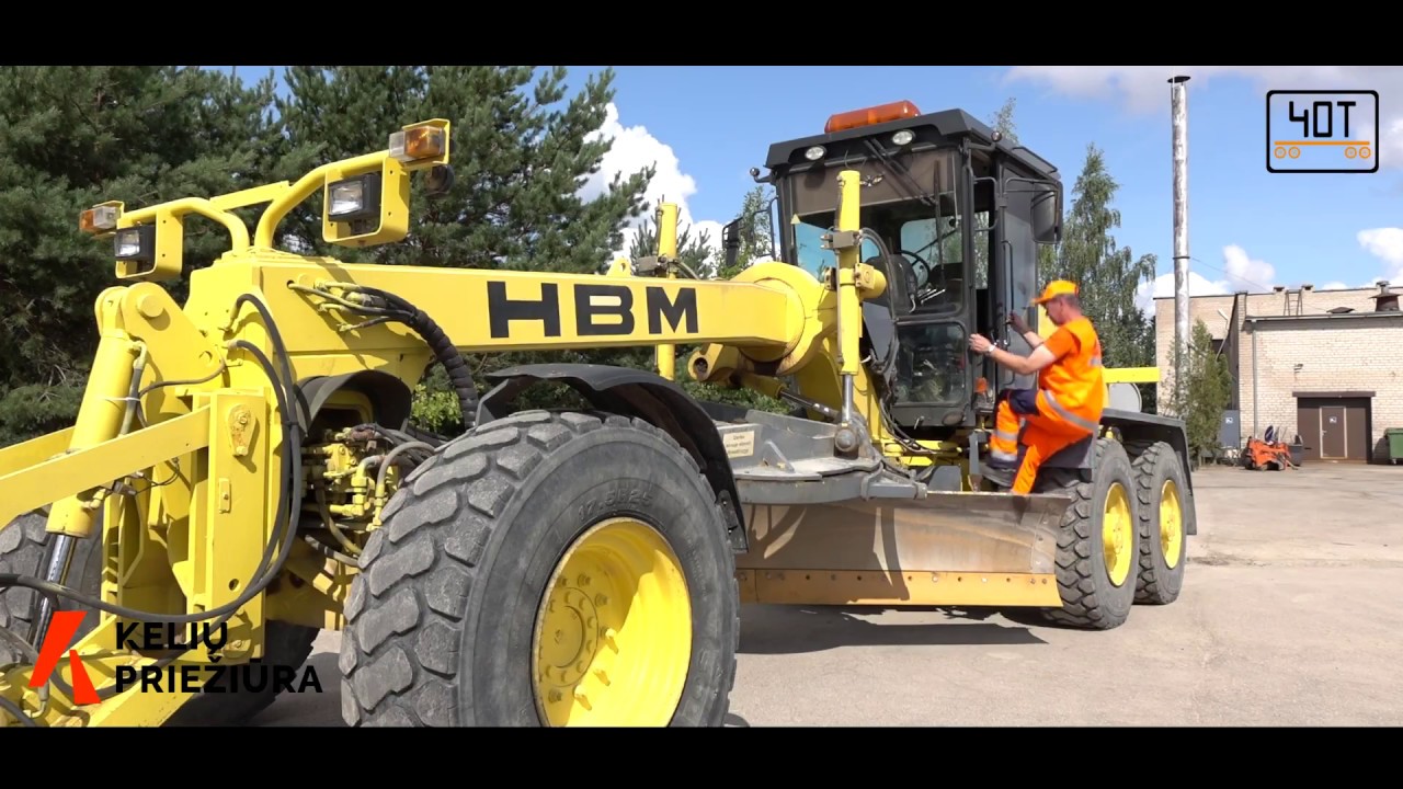 Kelių greideriavimas - Kelių Priežiūra. Greideris - 40T viskas apie techiką.
