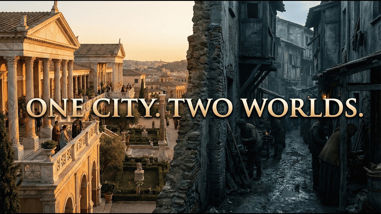 Two Romes in One City – Palace Above, Slum Below