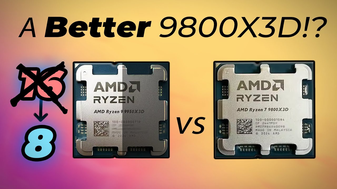 Does an 8 Core 9950X3D Perform BETTER than the 9800X3D?