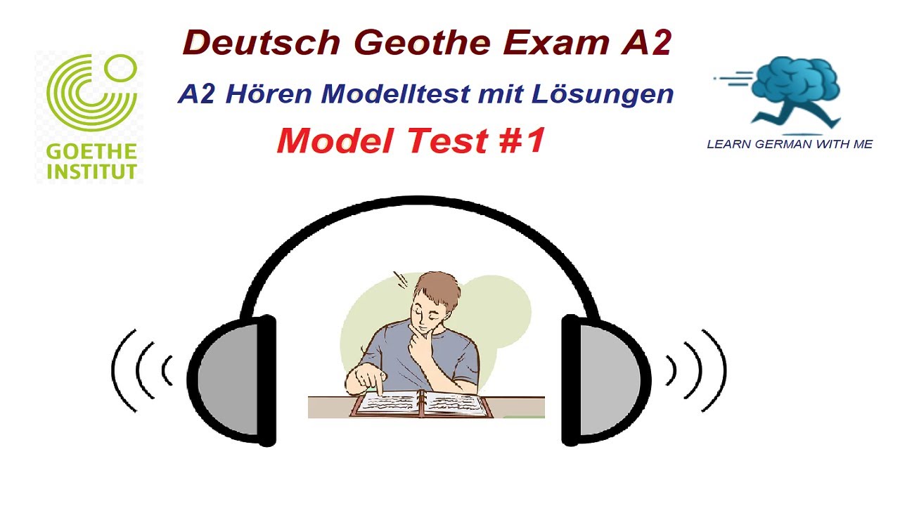 Deutsch A2 Hören mit Lösungen Goethe || 1