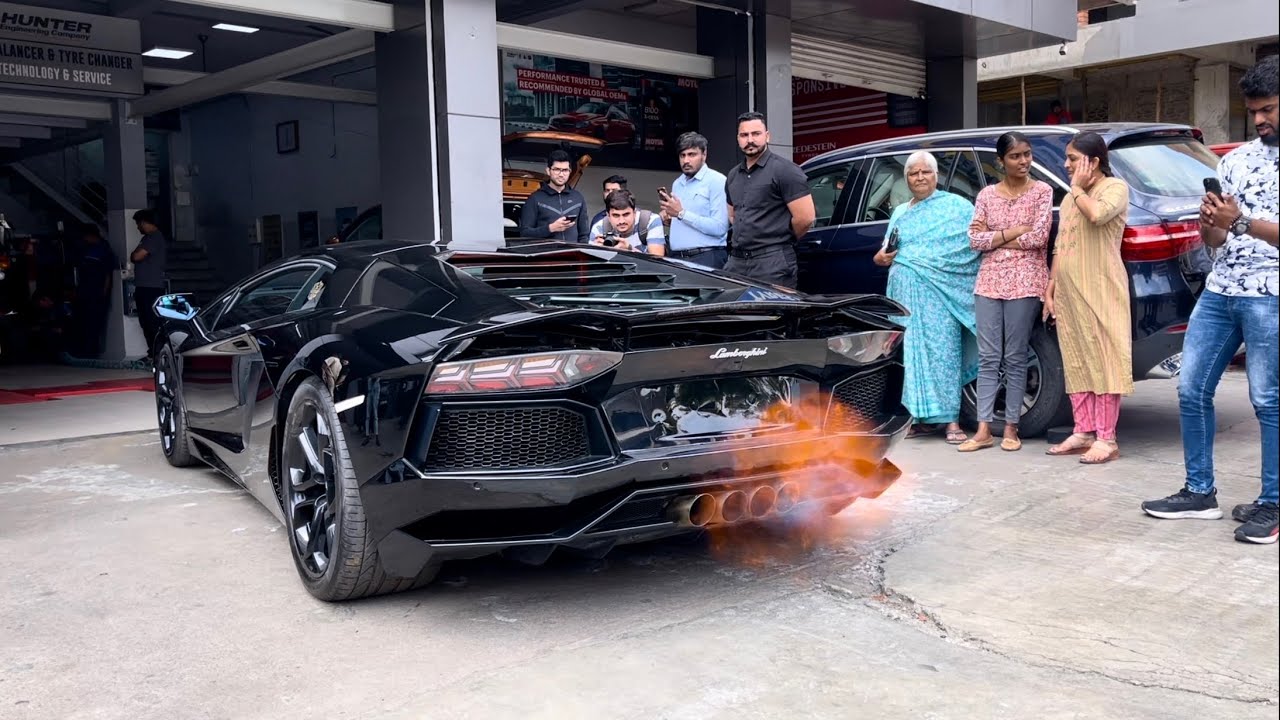 LOUDEST LAMBORGHINI IN INDIA?! Aventador w/ Kreissieg Exhaust