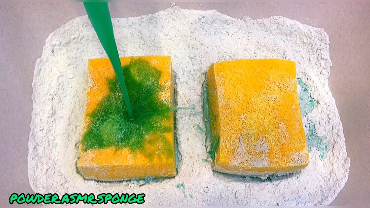 Big bucket paste. Asmr squeezing sponge. Make paste