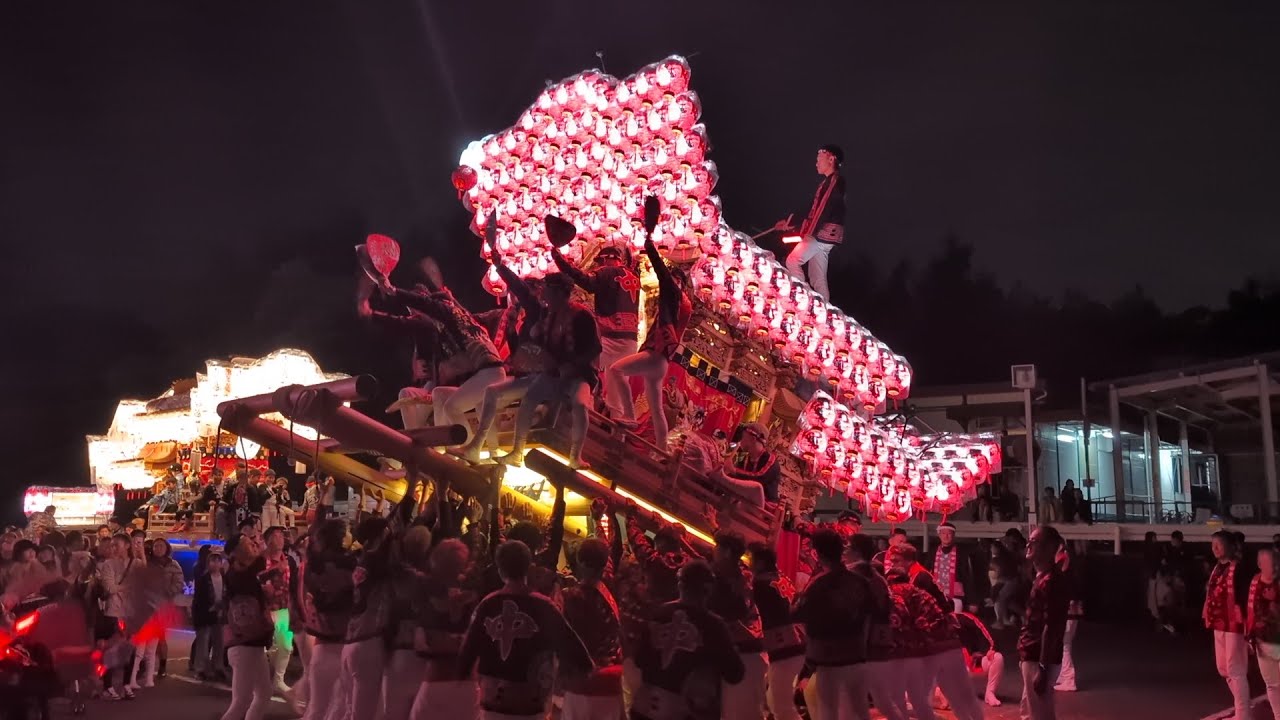 【HD高画質】でんでん 中佐備 だんじり 井上軸受 南河内だんじり祭 佐備神社 令和7年 2025年‎10月‎19日