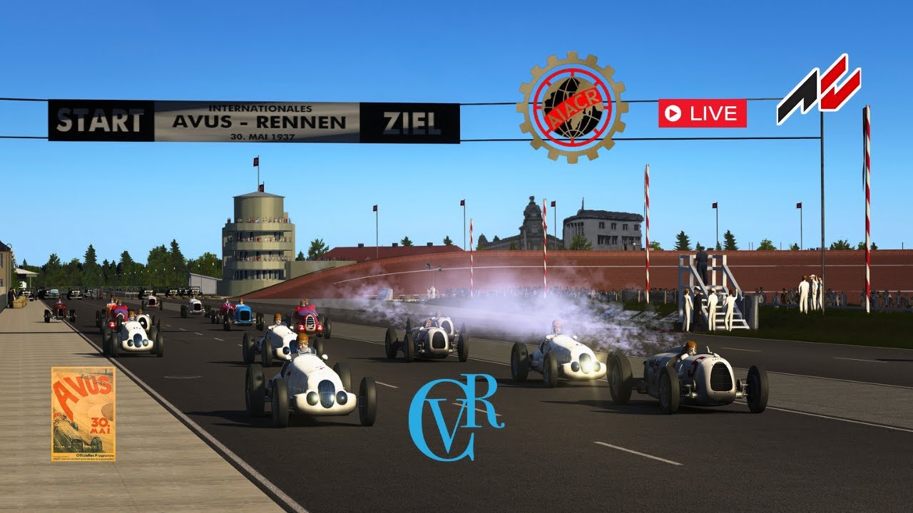 1937 AVUS RENNEN Online Race 8 Laps ASSETTO CORSA