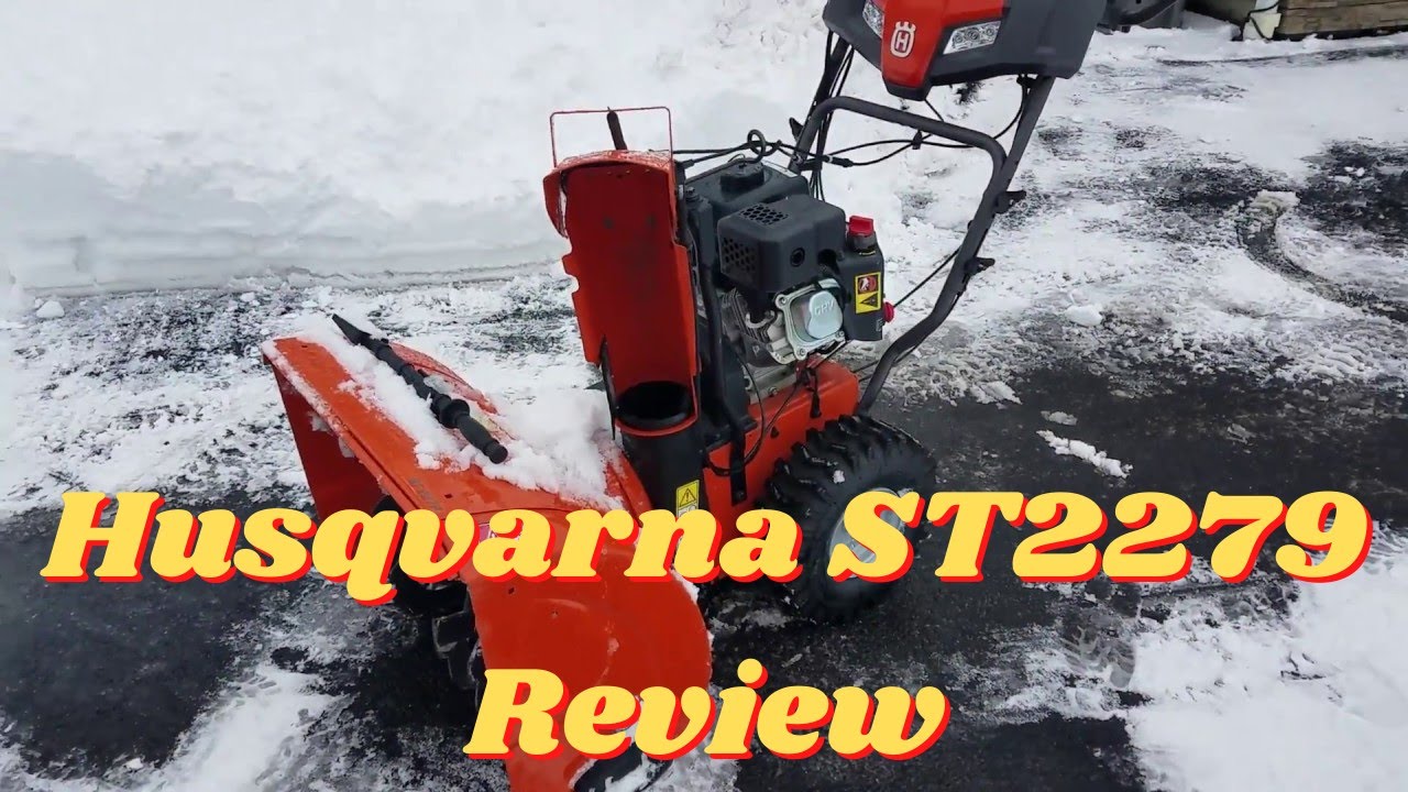 Обзор снегоочистителя Husqvarna ST227P TWO STAGE: плюсы и минусы