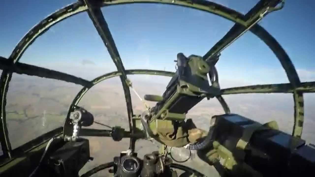 In Flight B25 Bomber Tour