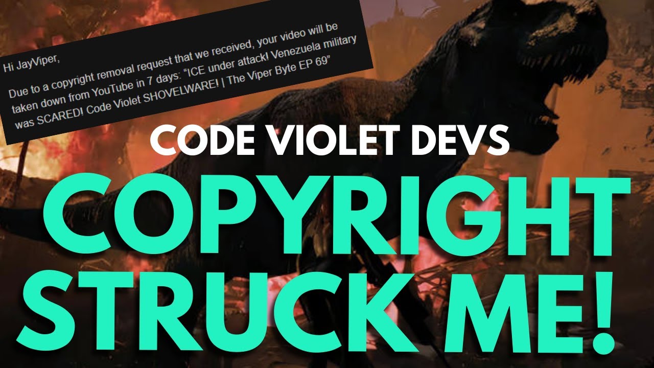 Разработчики Code Violet подали жалобу о нарушении авторских прав на мой канал! Team Kill Media а...