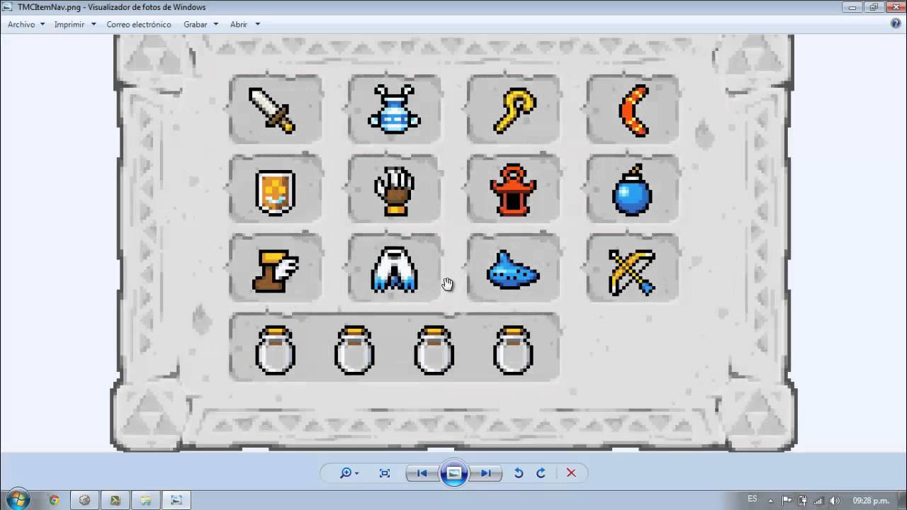 Tutoriales construct 2 Inventario simple estilo zelda, familias y divercion!