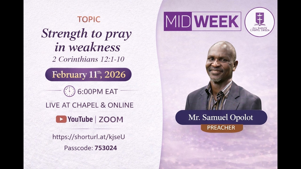 ASCL MID WEEK SERVICE 11/02/26