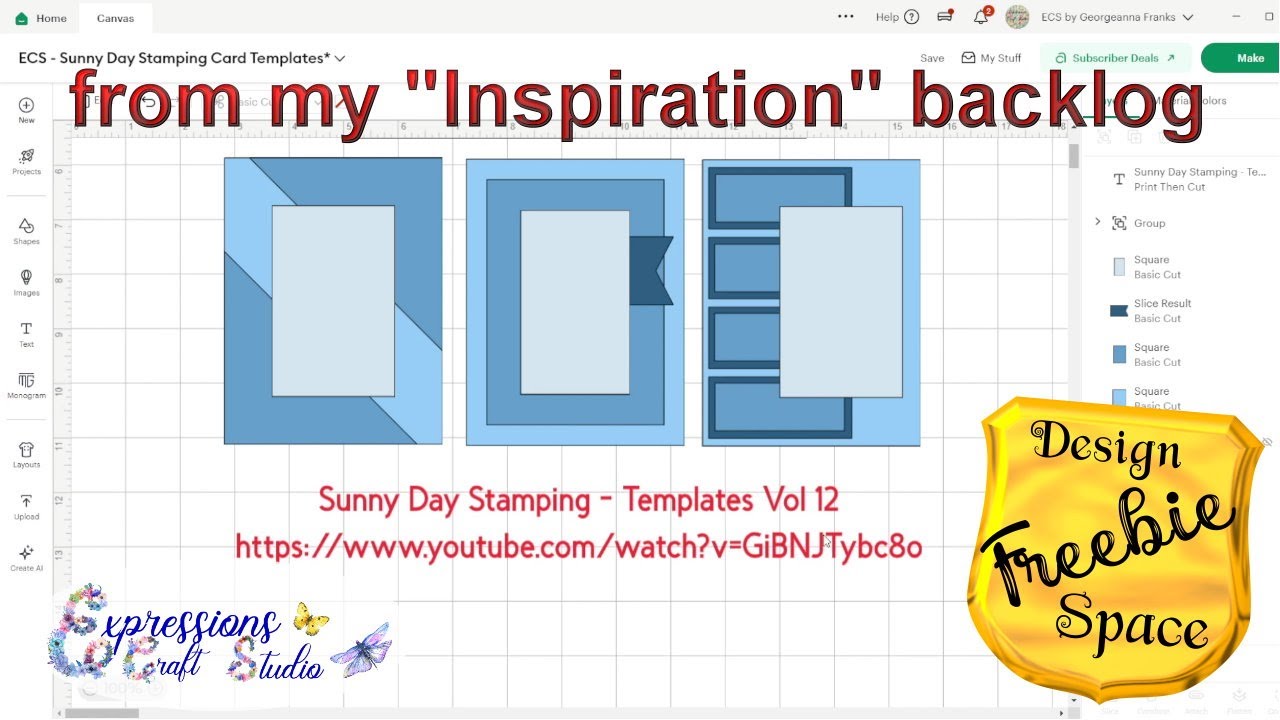 DS FREEBIE   Card Templates