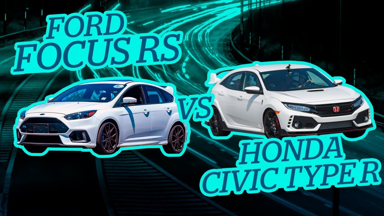 Ponemos a prueba un🚗 Ford Focus Rs vs 🚙Honda Civic Type R   Casi morimos por unas ovejas 💥🐑🐐