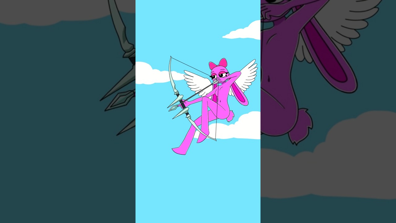 Oren falls in love with Pinky #shorts #oren #pinky #sprunki #sprunkisong