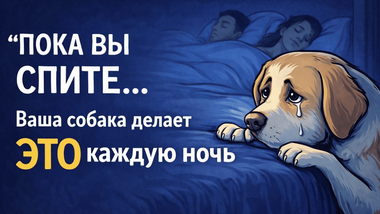 Вы даже не догадываетесь, что делает ваша собака, пока вы спите…
