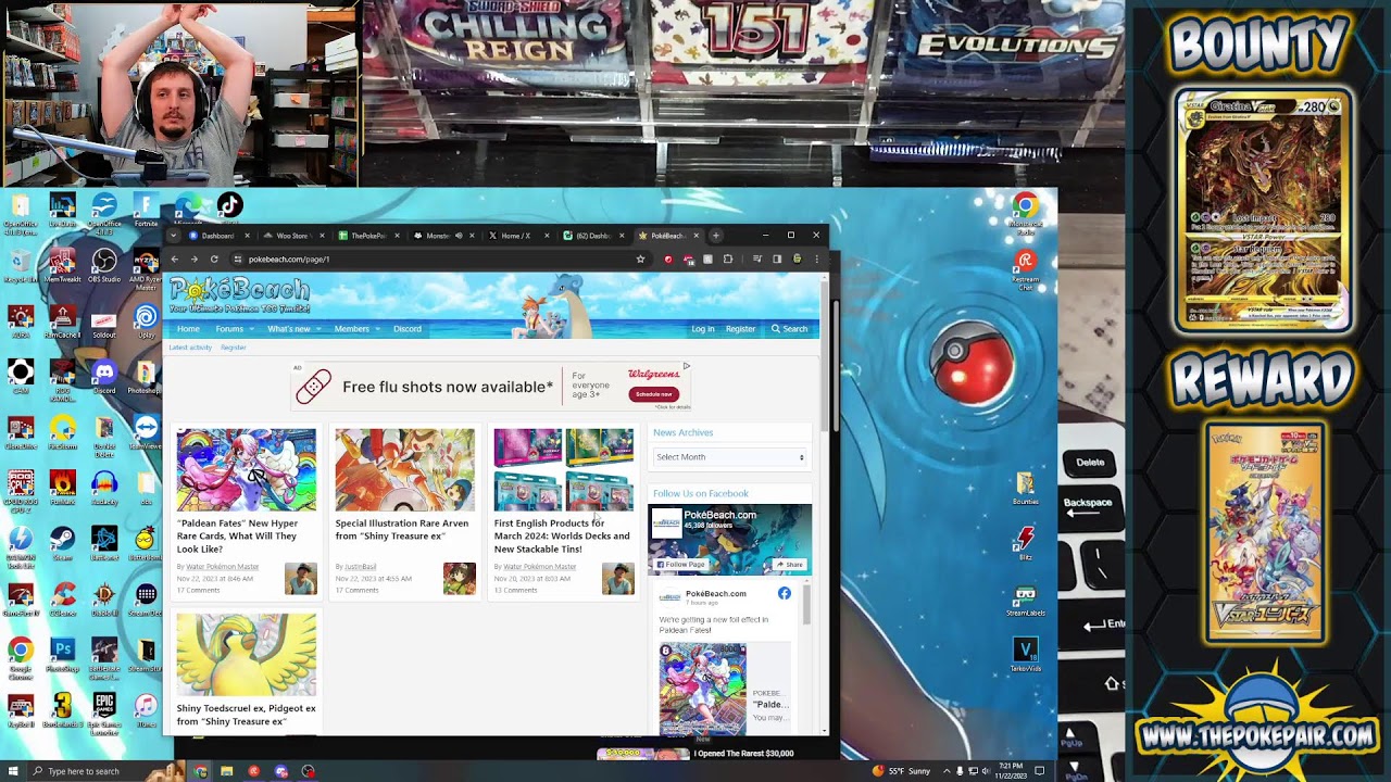 (11/22/23) TCG Breaks with LiKeBuTTeR! Pokemon, Weiss Schwarz, Magic & More!
