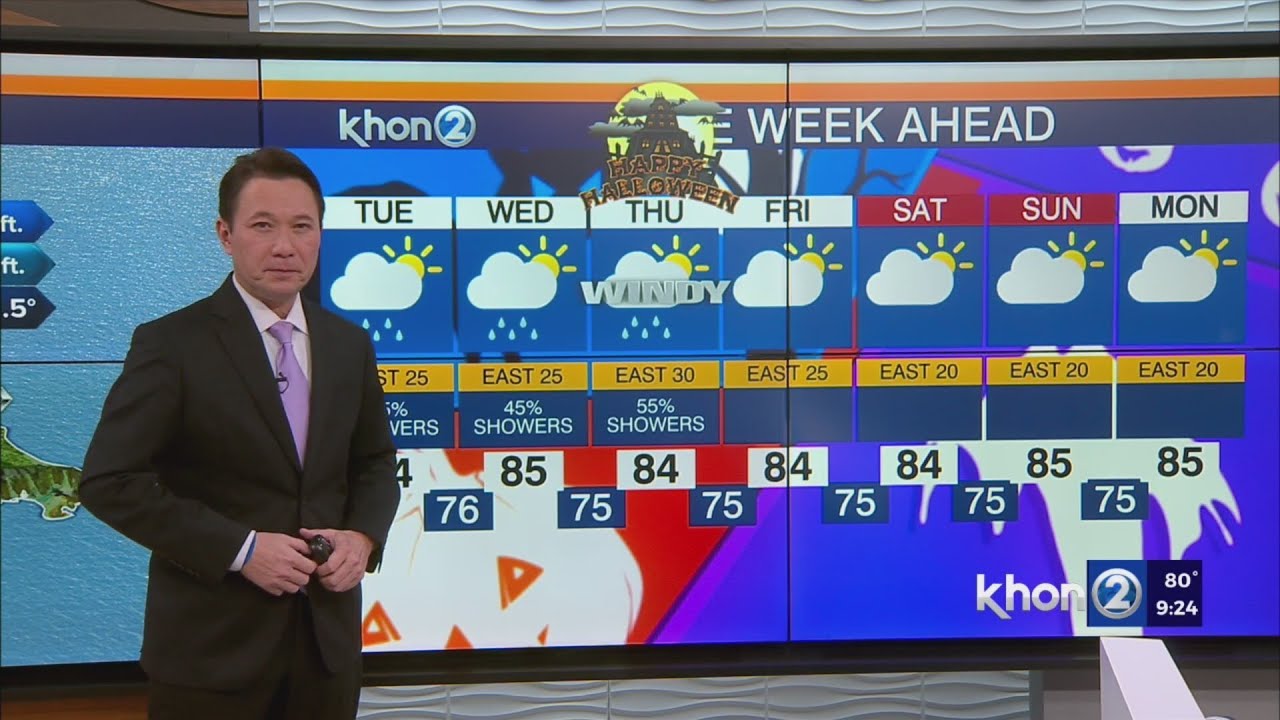 Justin Cruz's Hawaii Weather Report 10/28/24