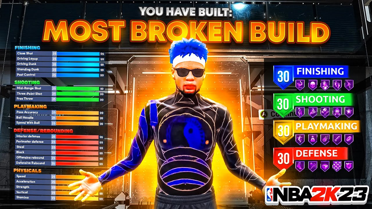 GAME-BREAKING BEST BUILD is BROKEN in NBA 2K23! Best Build 2K23!