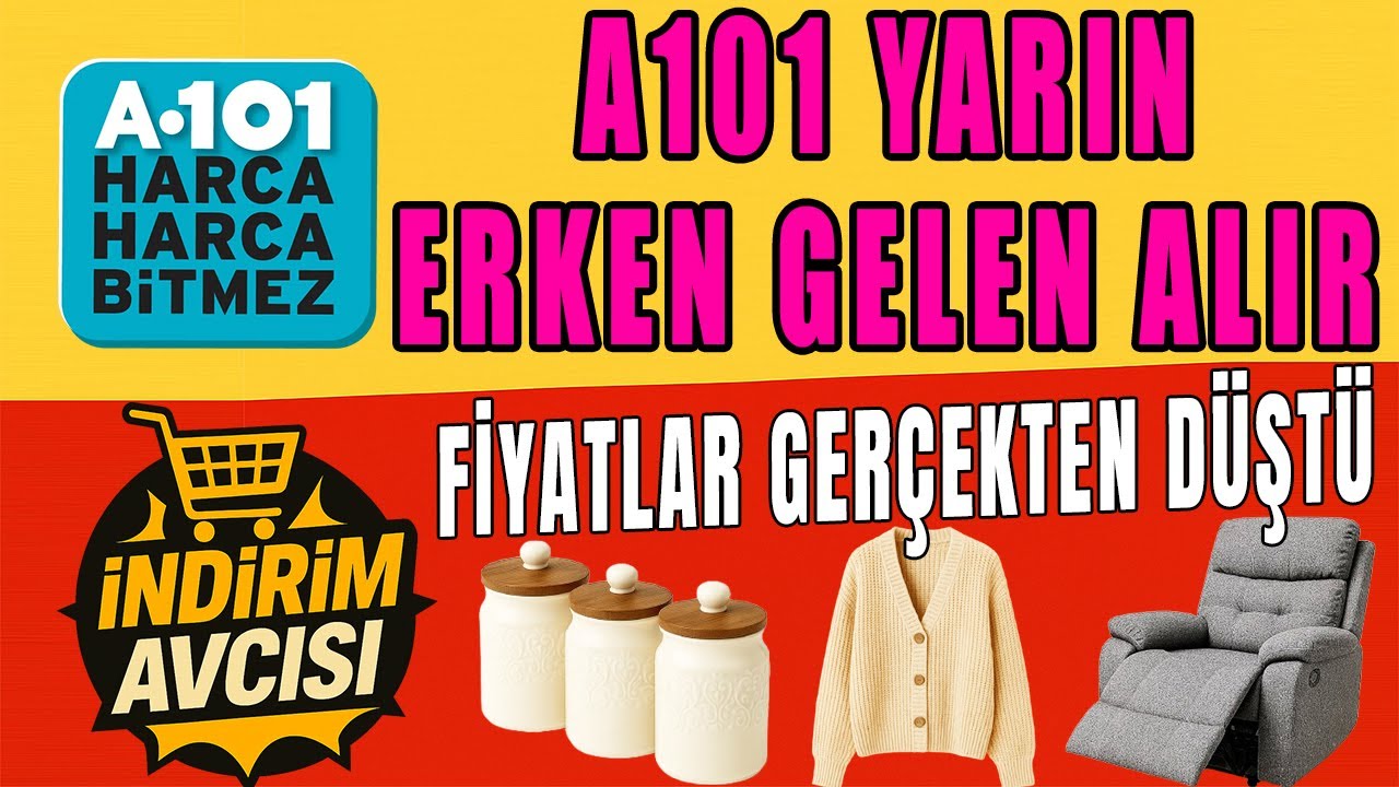 A101 31 OCAK 2025 CUMARTESİ AKTÜEL KATALOĞU YARIN BAŞLIYOR! FIRSATLAR GELDİ 🔥