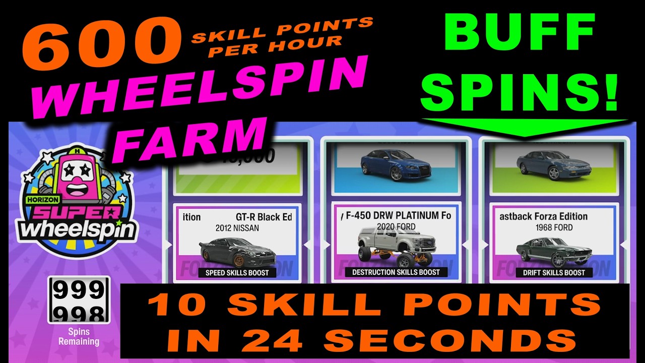 🔴FORZA HORIZON 6 ЛУЧШИЙ ФАРМ WHEELSPIN 🔴 600 ОЧКОВ МАСТЕРСТВА В ЧАС 🔴10 ОЧКОВ МАСТЕРСТВА ВСЕГО ЗА...