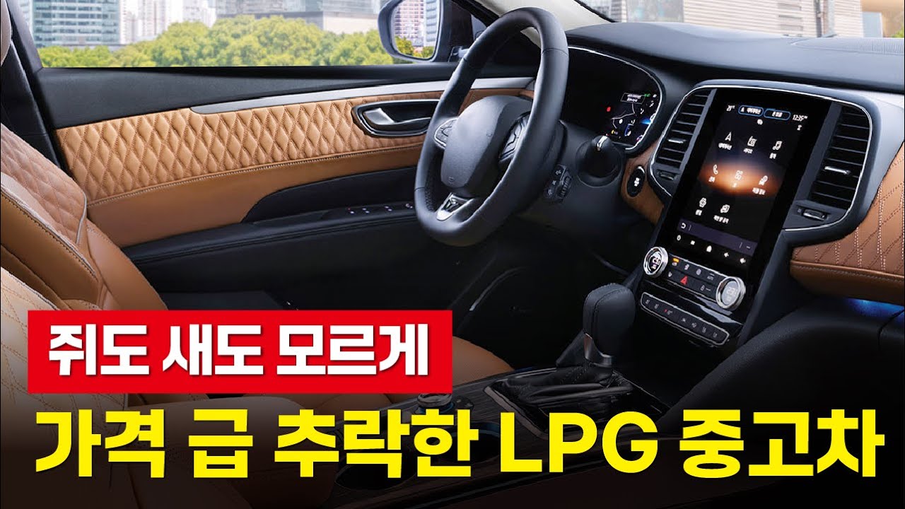 인기 없어서 푹풍 감가된 가성비 LPG 중고차 TOP3