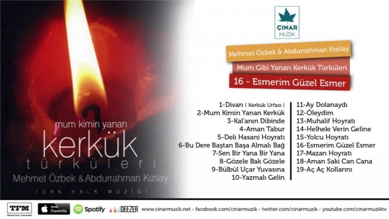 Mehmet Özbek, Abdurrahman Kızılay - Esmerim Güzel Esmer