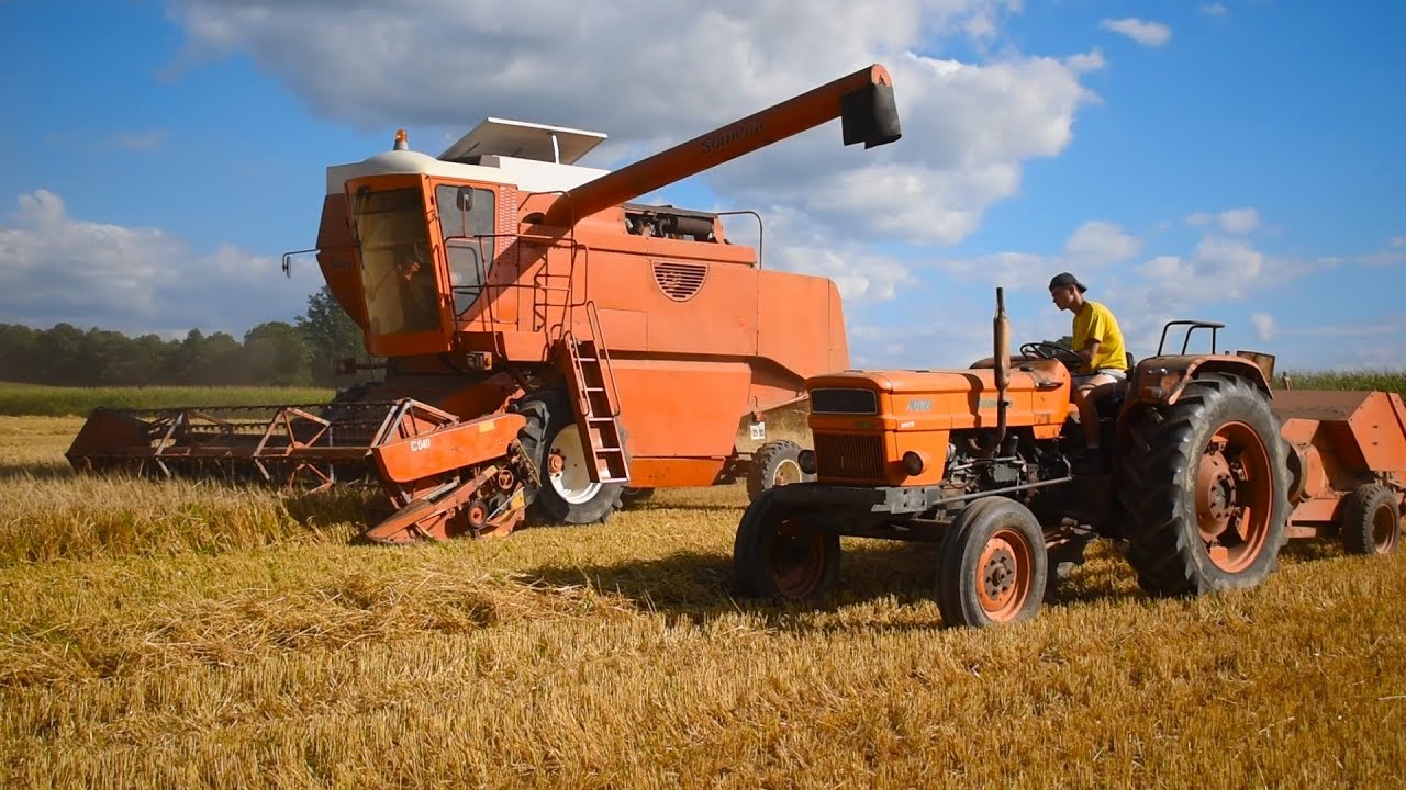[Chantier XL] Moisson orge de Printemps Fiat,Someca M120 & M182 IN FRANCE