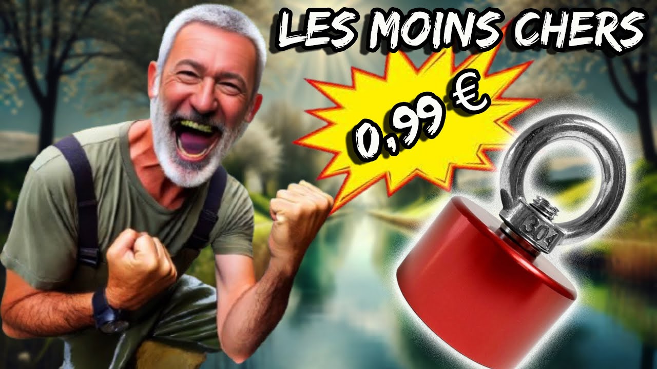 INCROYABLE Le materiel de peche a l'aimant le moins CHER et le plus PUISSANT est LÀ