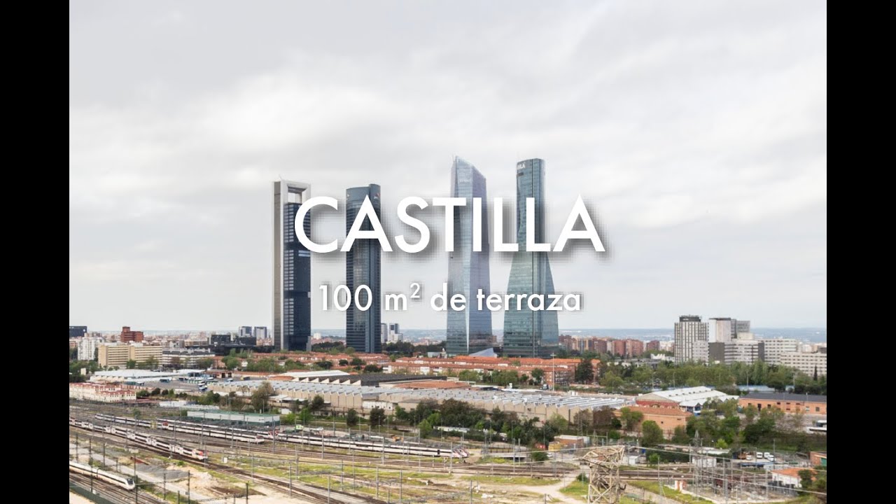 Dúplex en altura con vistas de 180º al skyline de Madrid