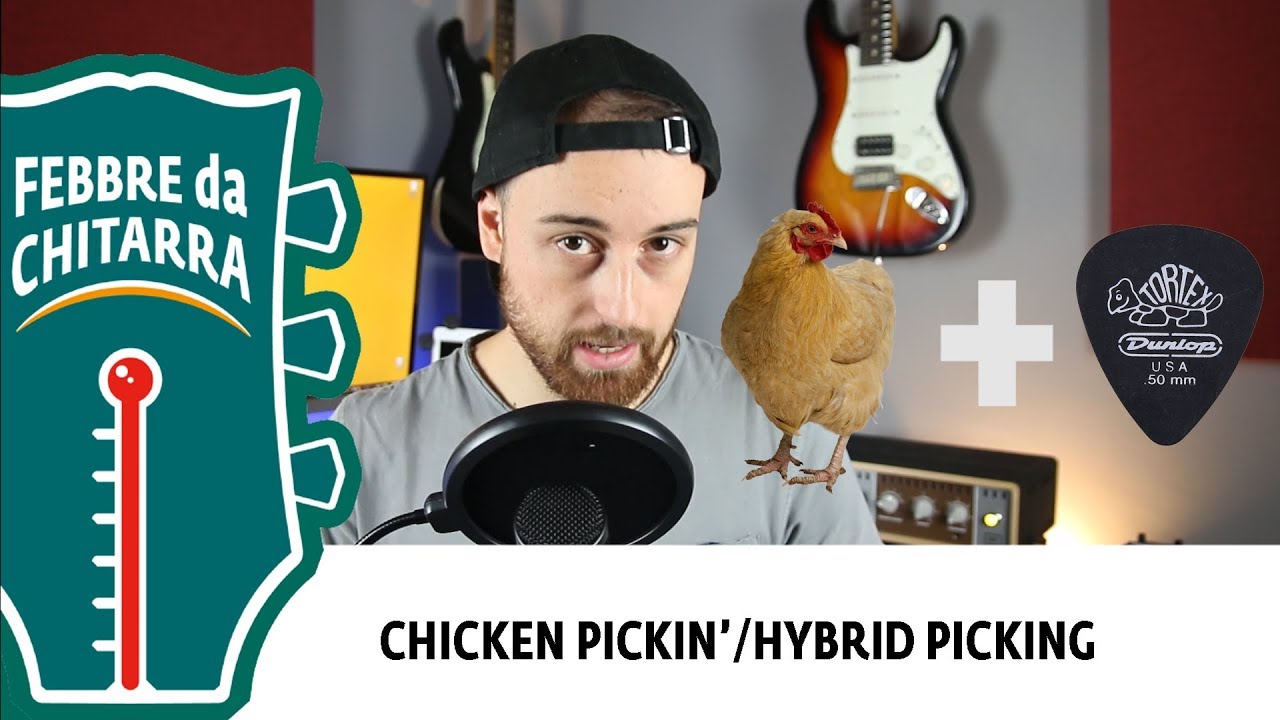 TUTORIAL Chicken Pickin'/Hybrid picking. 2 Lick FACILI PER IMPARARE!
