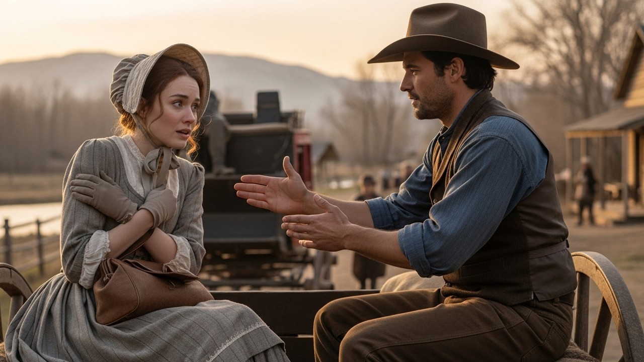 The Mail-Order Bride Flinched At Every Raised Hand, The Cowboy Learned To Move Gentle And Slow