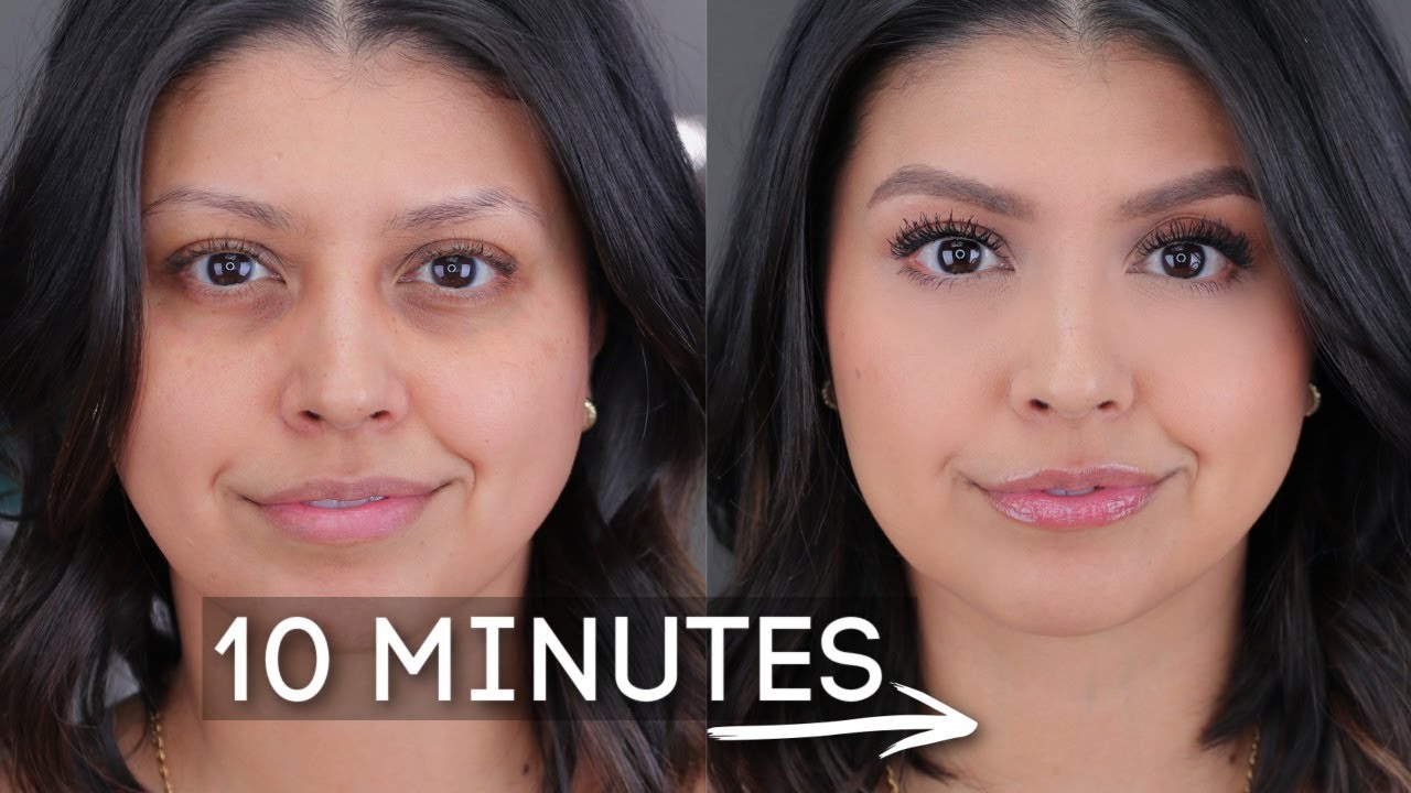 EASY EVERYDAY 10 MINUTE OR LESS MAKEUP ROUTINE!!!