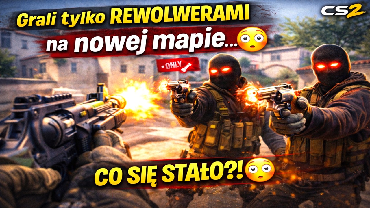 Grali tylko REWOLWERAMI na nowej mapie&hellip; 😳 | CS2