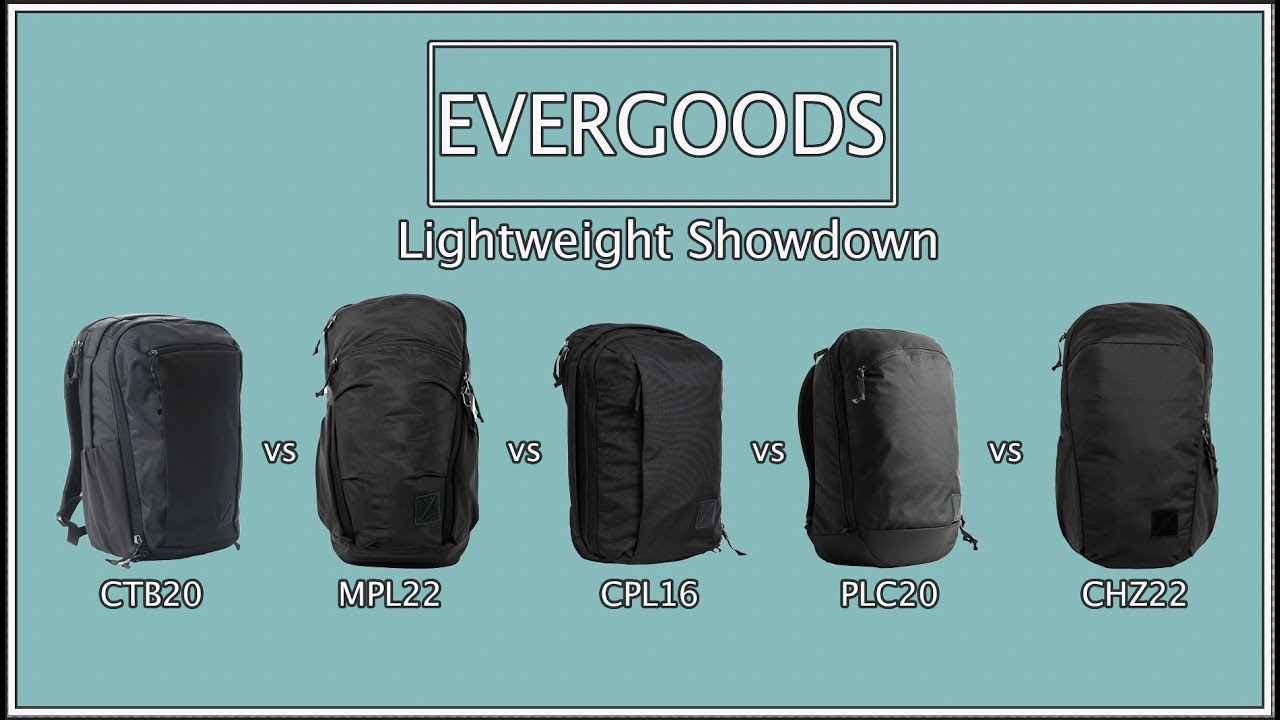 The EVERGOODS Lightweight Showdown | CPL16 vs PLC20 vs CTB20 vs CHZ22 vs MPL22