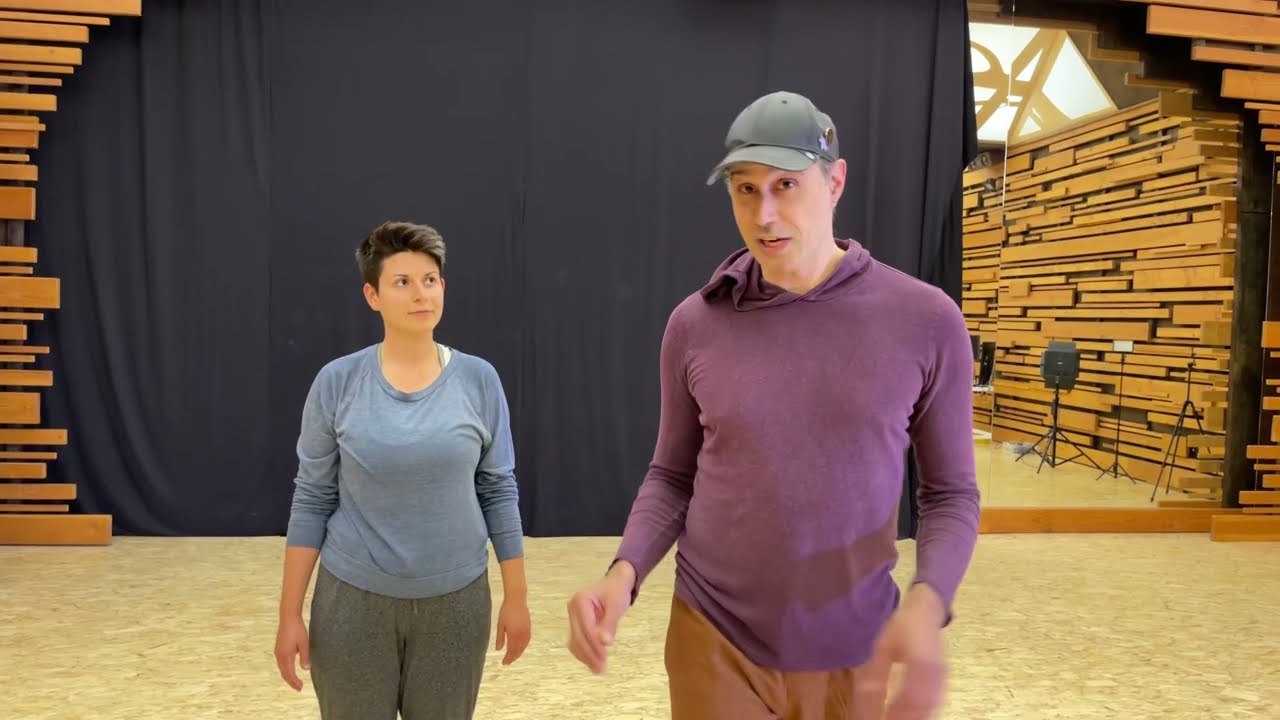 Contact Improvisation Live Stream 06 following and leading with the center